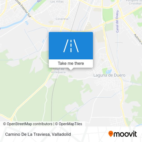 Camino De La Traviesa map
