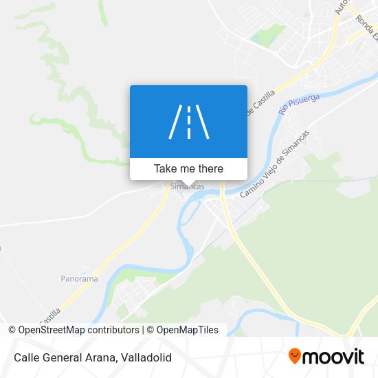Calle General Arana map