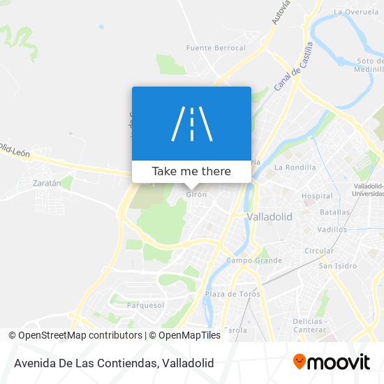 mapa Avenida De Las Contiendas