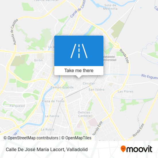 Calle De José María Lacort map