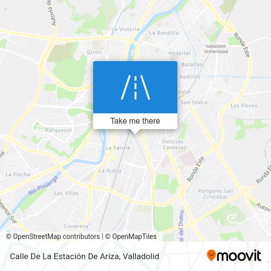 Calle De La Estación De Ariza map