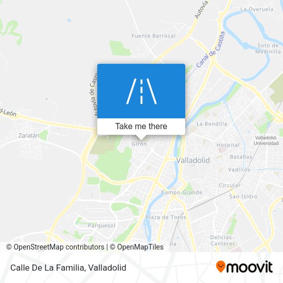 Calle De La Familia map
