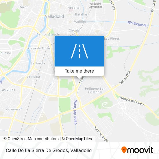 Calle De La Sierra De Gredos map