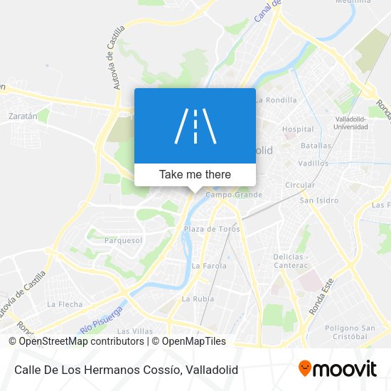 Calle De Los Hermanos Cossío map