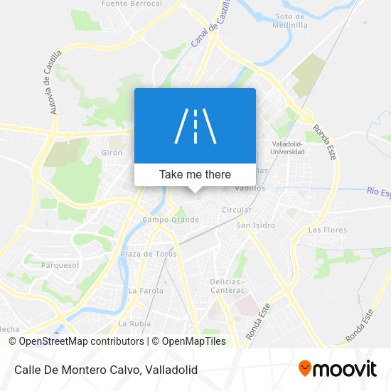 Calle De Montero Calvo map