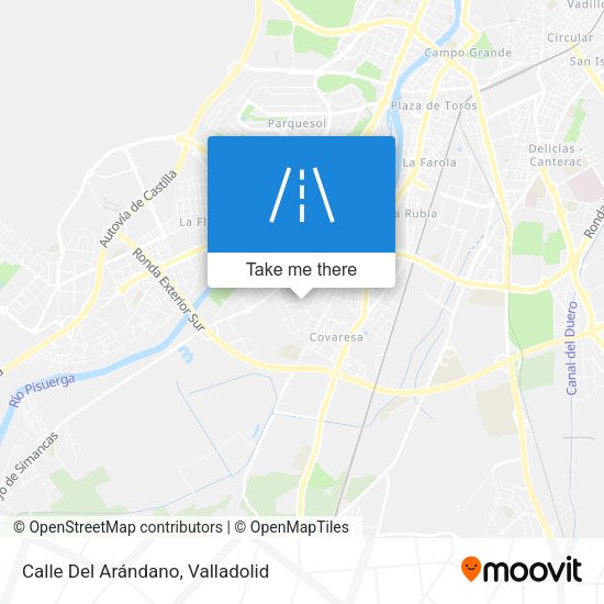 Calle Del Arándano map