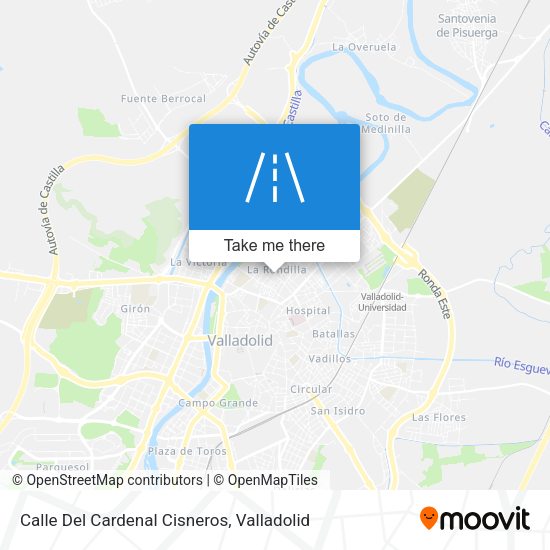 Calle Del Cardenal Cisneros map