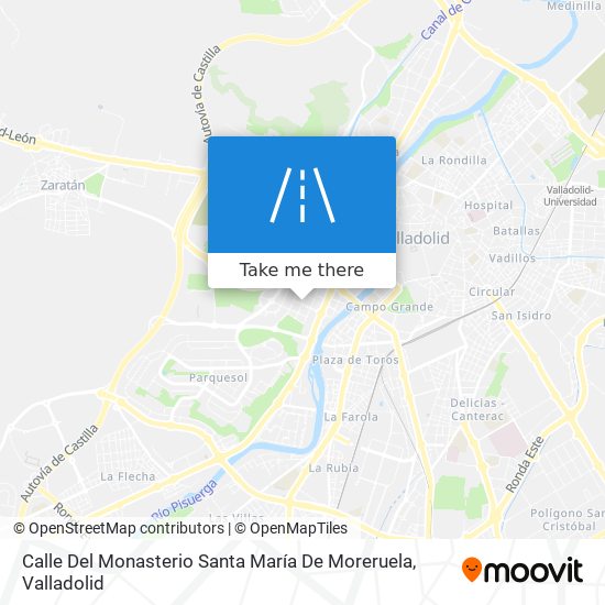 Calle Del Monasterio Santa María De Moreruela map