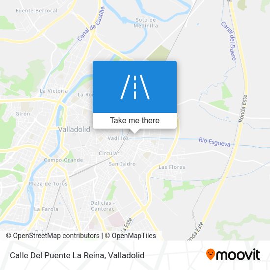 Calle Del Puente La Reina map