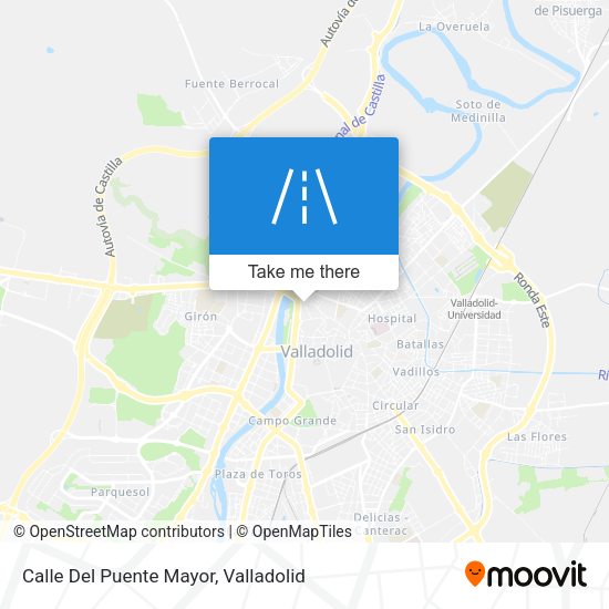 Calle Del Puente Mayor map