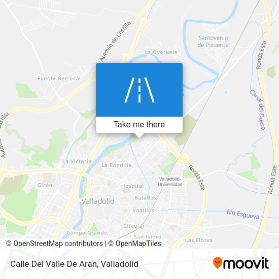Calle Del Valle De Arán map