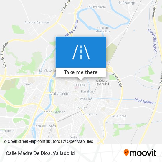 Calle Madre De Dios map