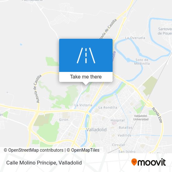 Calle Molino Príncipe map