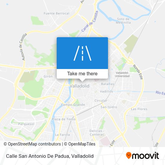 Calle San Antonio De Padua map