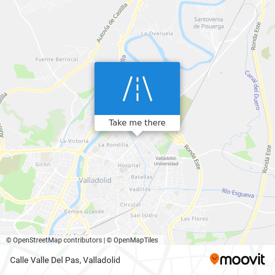 mapa Calle Valle Del Pas
