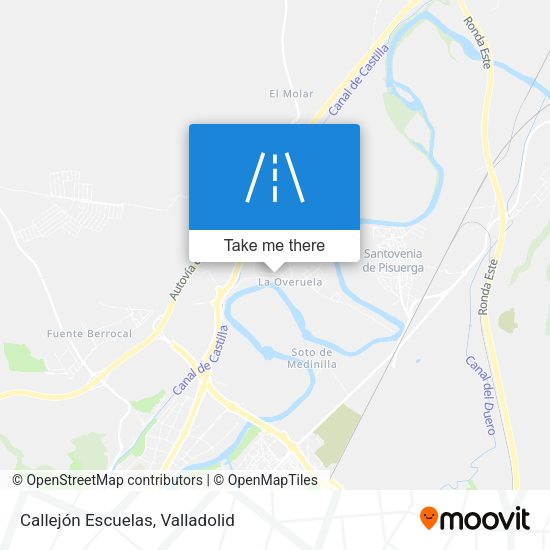 Callejón Escuelas map
