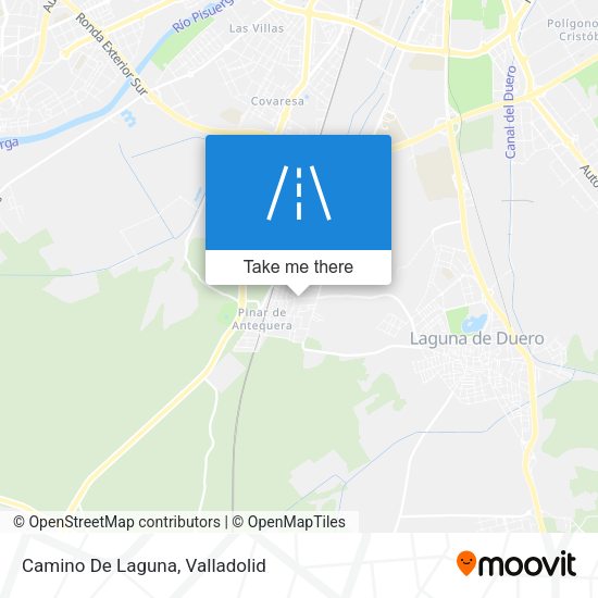 Camino De Laguna map