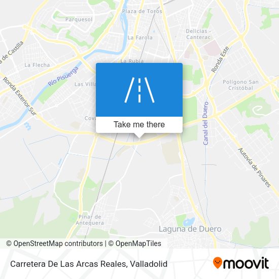 Carretera De Las Arcas Reales map