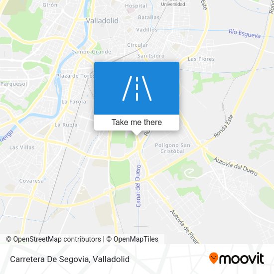 Carretera De Segovia map