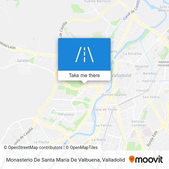 Monasterio De Santa María De Valbuena map