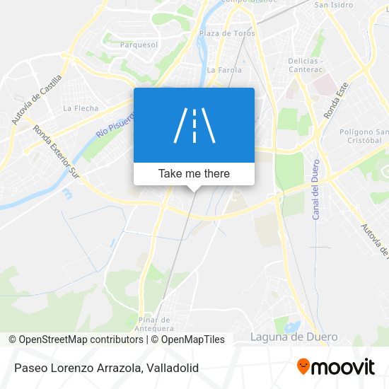 Paseo Lorenzo Arrazola map