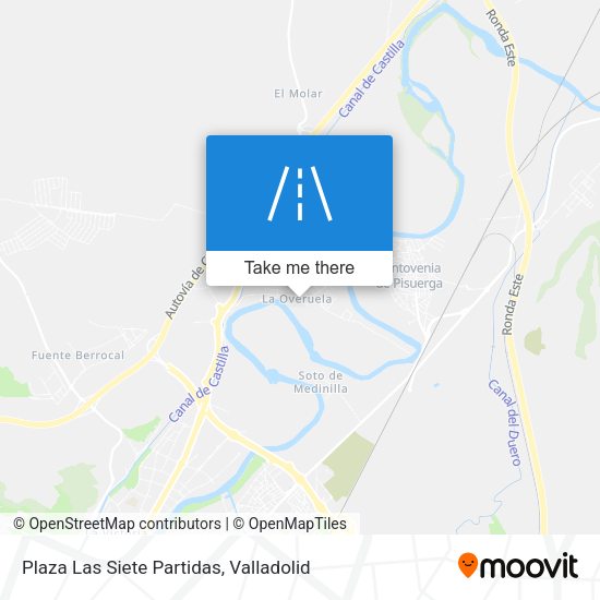 Plaza Las Siete Partidas map