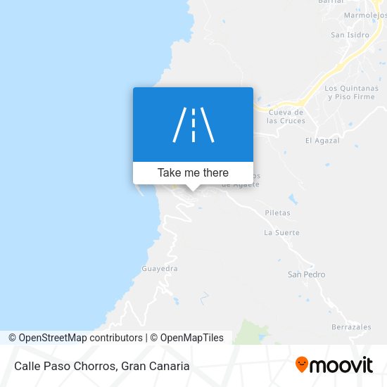Calle Paso Chorros map