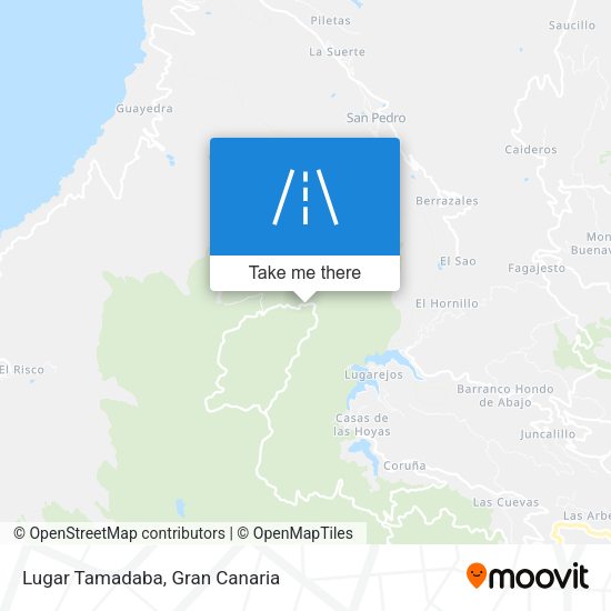 Lugar Tamadaba map