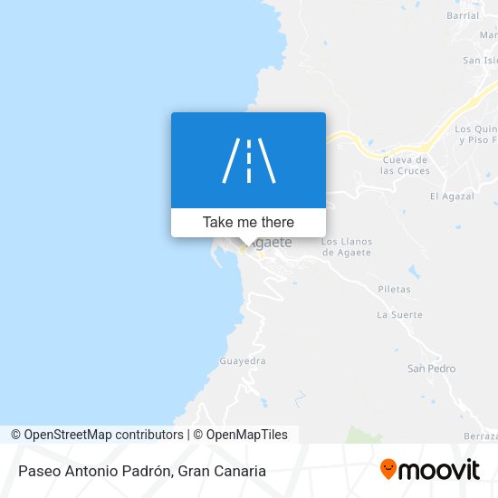 Paseo Antonio Padrón map