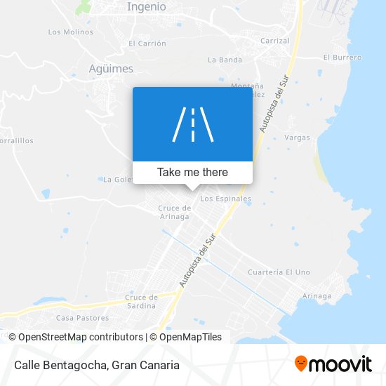 Calle Bentagocha map