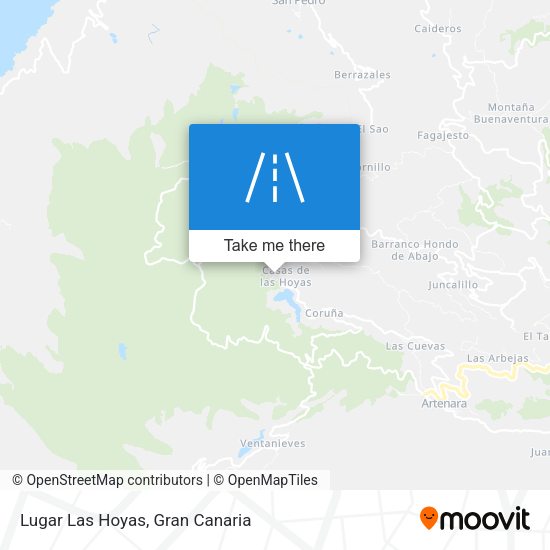 Lugar Las Hoyas map