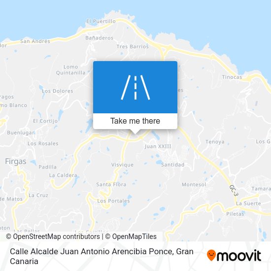 Calle Alcalde Juan Antonio Arencibia Ponce map