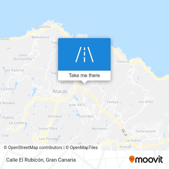 Calle El Rubicón map