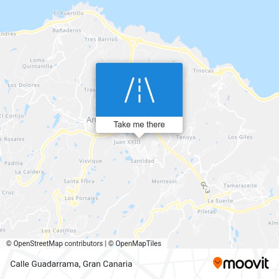Calle Guadarrama map