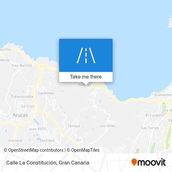 Calle La Constitución map