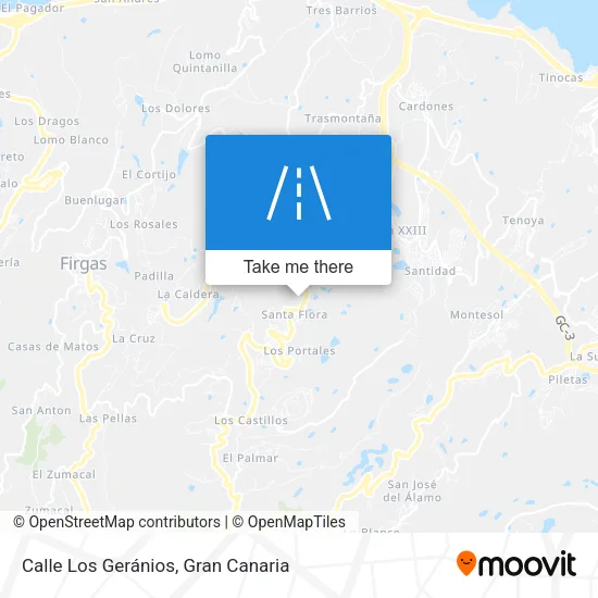 Calle Los Geránios map