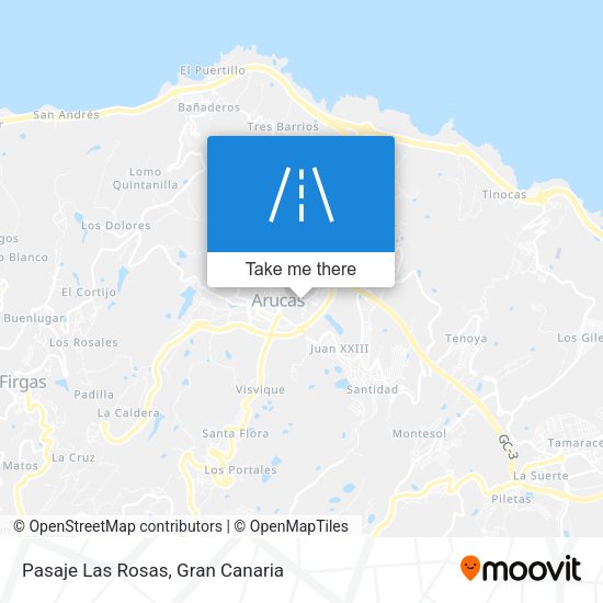 Pasaje Las Rosas map