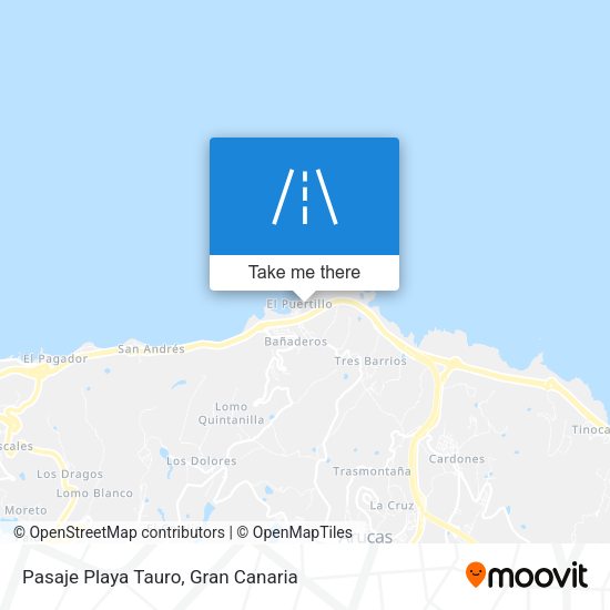 Pasaje Playa Tauro map