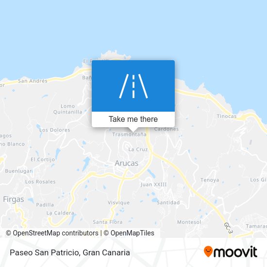 Paseo San Patricio map