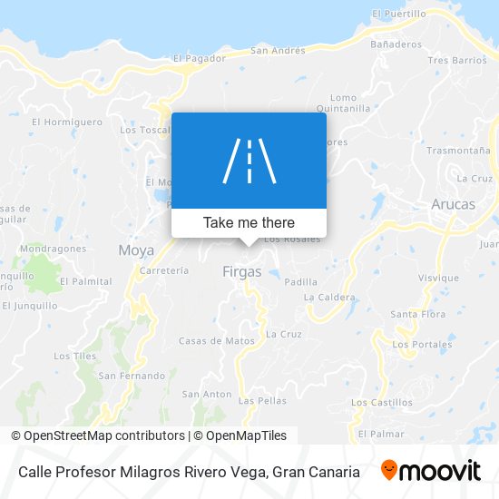 mapa Calle Profesor Milagros Rivero Vega