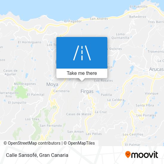 Calle Sansofé map