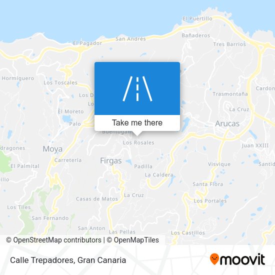 Calle Trepadores map