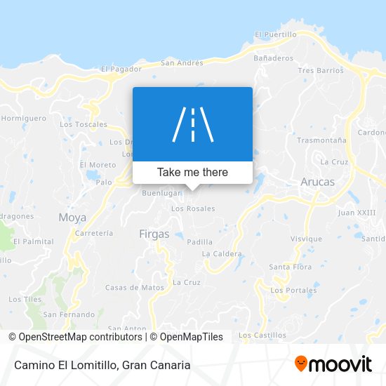 Camino El Lomitillo map