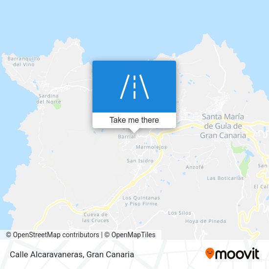 Calle Alcaravaneras map