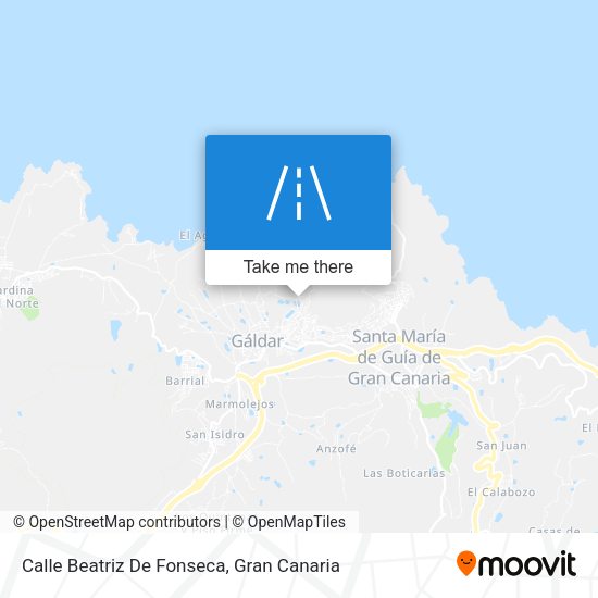 Calle Beatriz De Fonseca map