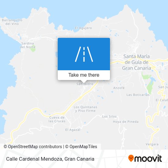 Calle Cardenal Mendoza map