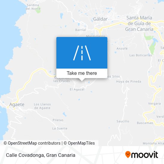 Calle Covadonga map
