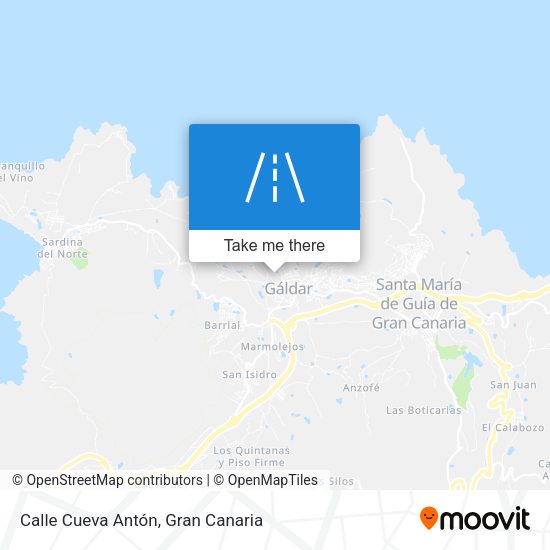 Calle Cueva Antón map