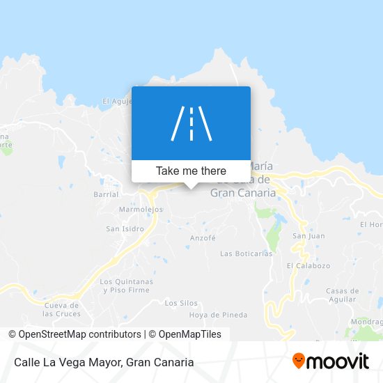 Calle La Vega Mayor map