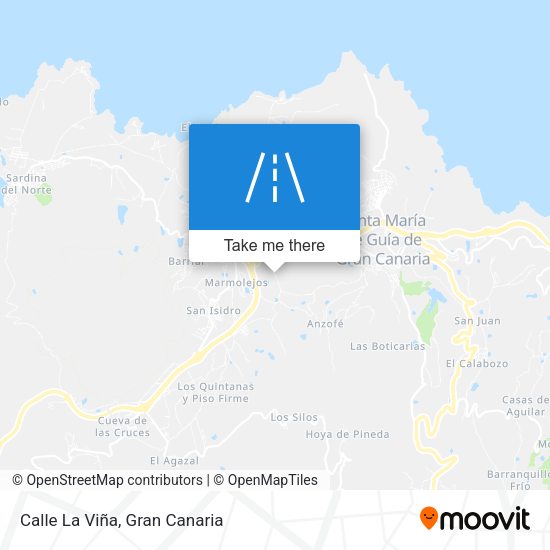 Calle La Viña map